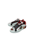 Dolce & Gabbana Tricolor Sequins L'Amore Portofino Sneakers 37