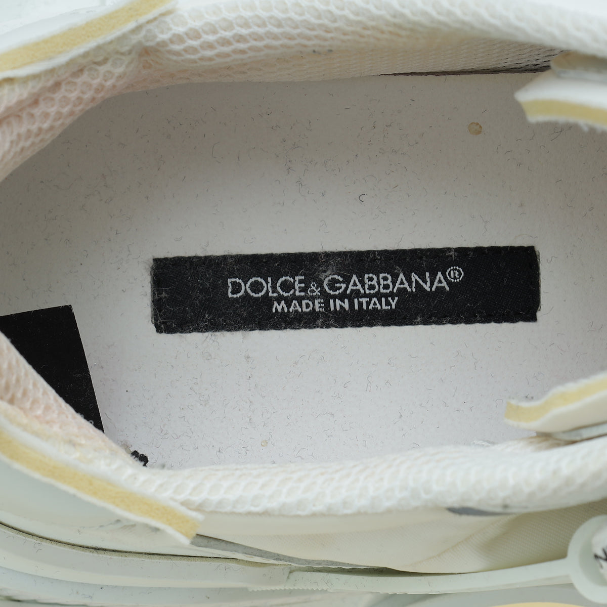 Dolce & Gabbana White Space Double Lace Sneakers 38