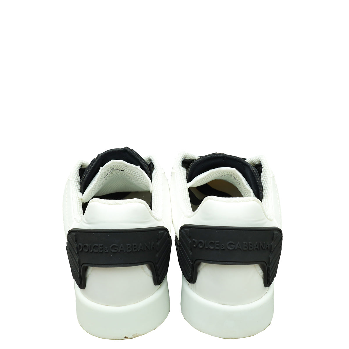 Dolce & Gabbana Bicolor Logo Nylon Low Top Sneaker 38