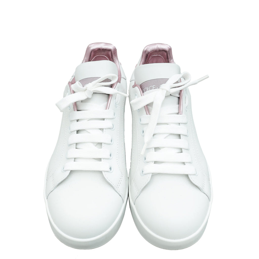 Dolce & Gabbana Bicolor Portofino Sneakers 38