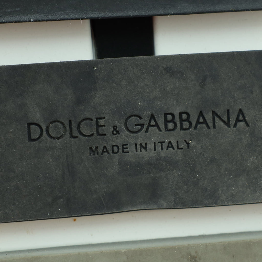 Dolce & Gabbana Black Sorrento Studs Embellished Sneaker 38