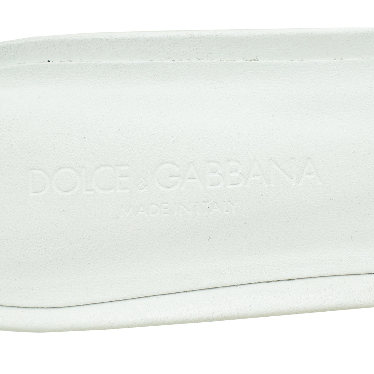 Dolce & Gabbana White DG Logo Flat Mules 39.5