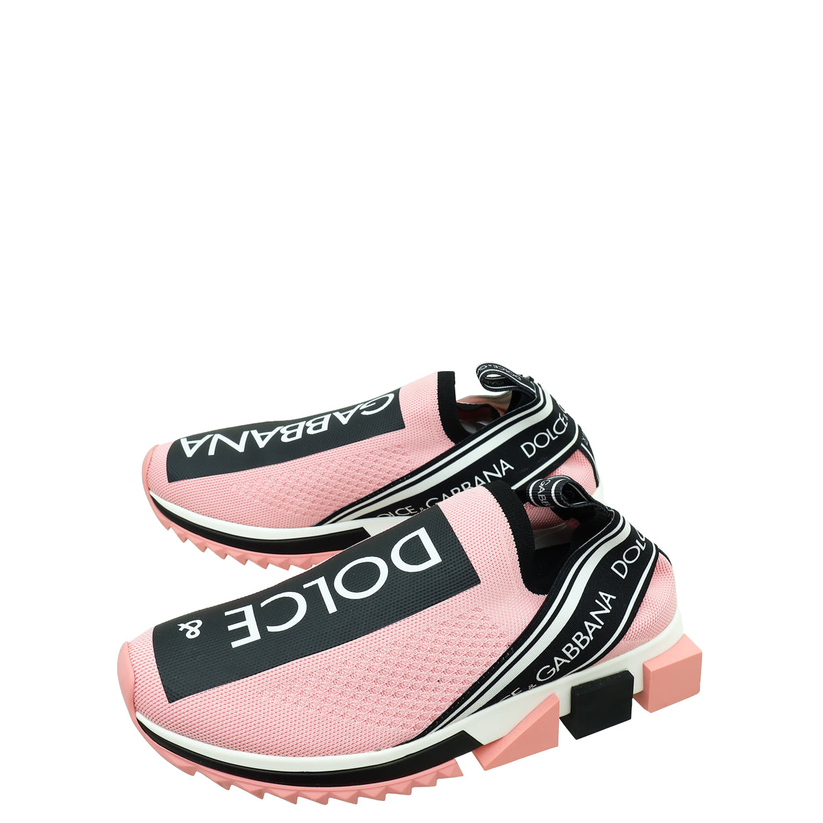 Dolce & Gabbana Pink Sorrento Mesh Sneaker 39