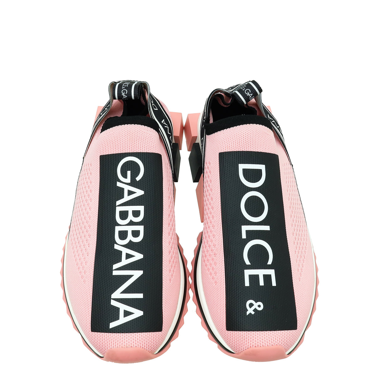 Dolce & Gabbana Pink Sorrento Mesh Sneaker 39
