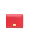 Dolce & Gabbana Red Dauphine Sicily Bifold Wallet