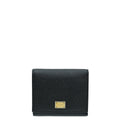 Dolce & Gabbana Black Sicily Compact Wallet