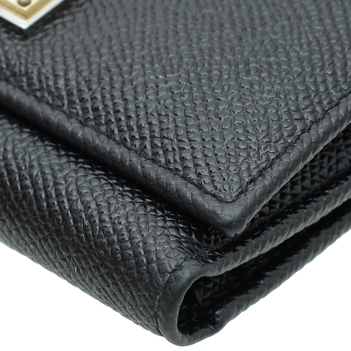 Dolce & Gabbana Black Sicily Compact Wallet