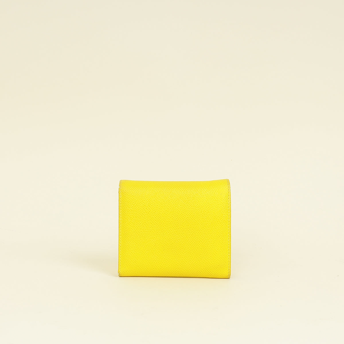Dolce & Gabbana Yellow Trifold Small Wallet
