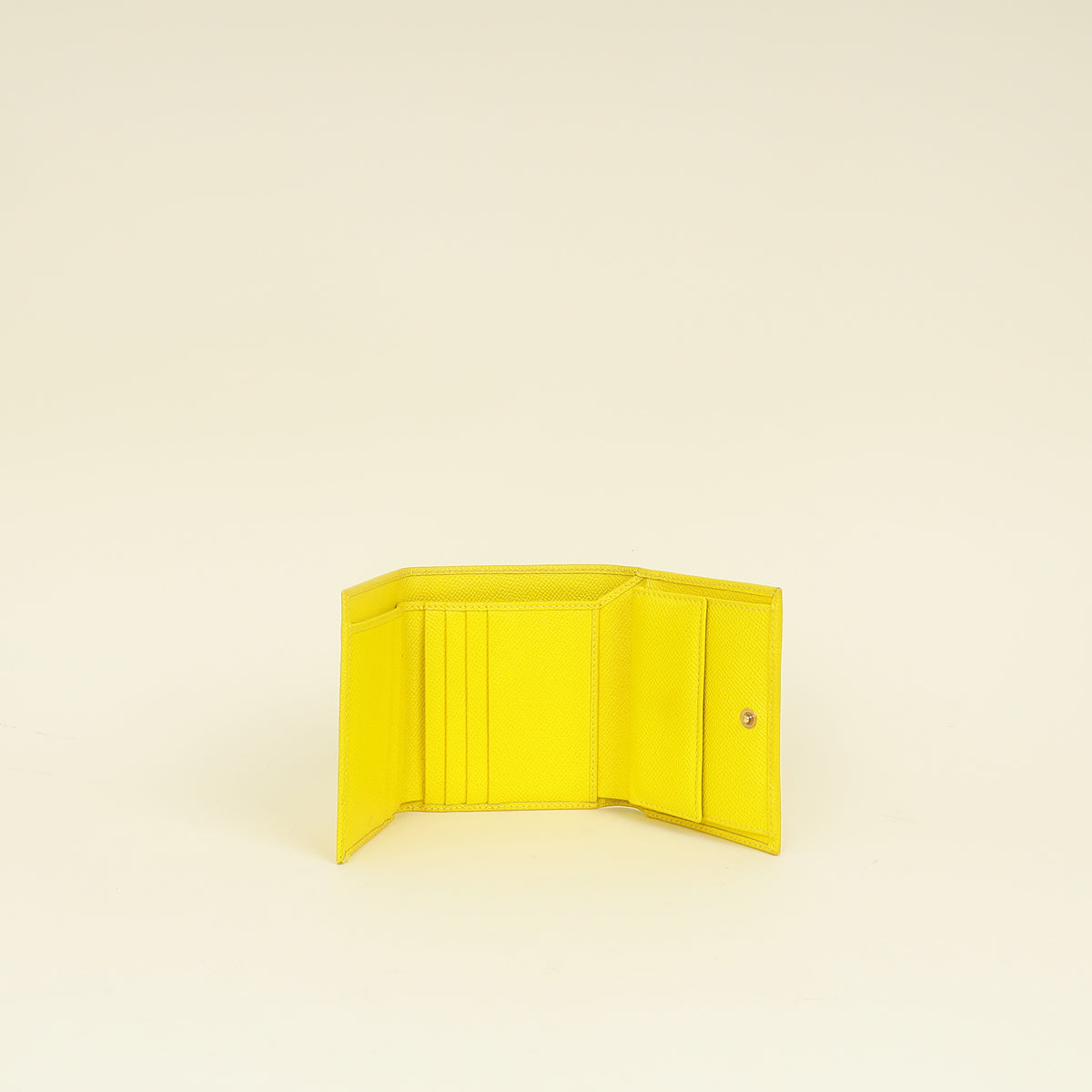 Dolce & Gabbana Yellow Trifold Small Wallet
