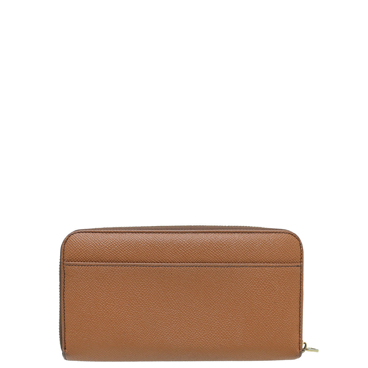 Dolce & Gabbana Caramel Zip Around Long Wallet