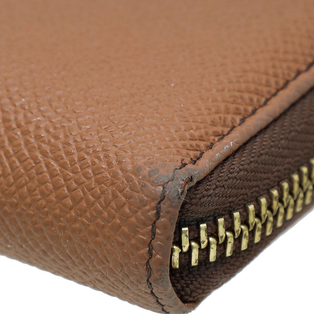 Dolce & Gabbana Caramel Zip Around Long Wallet