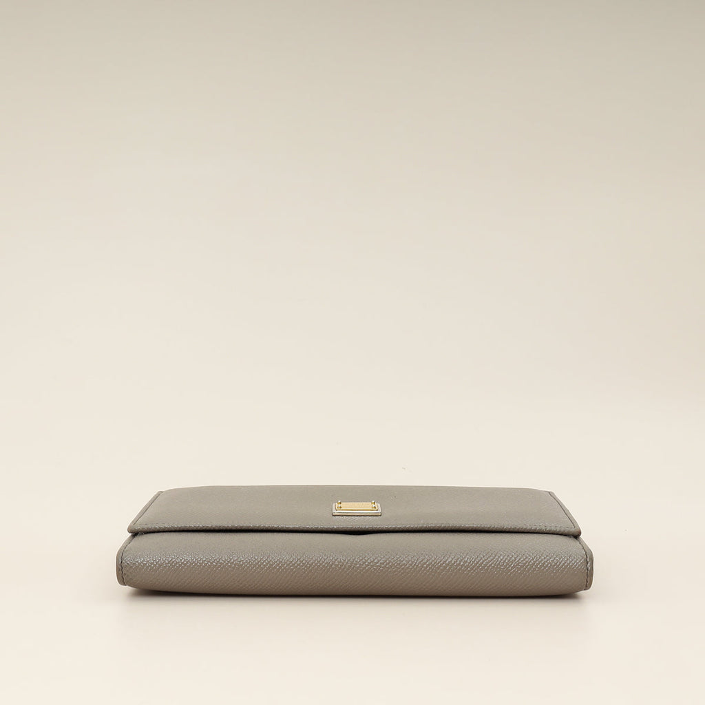 Dolce & Gabbana Grey Dauphine Continental Wallet