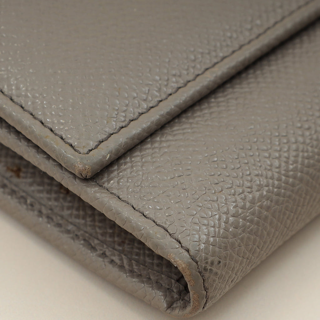 Dolce & Gabbana Grey Dauphine Continental Wallet