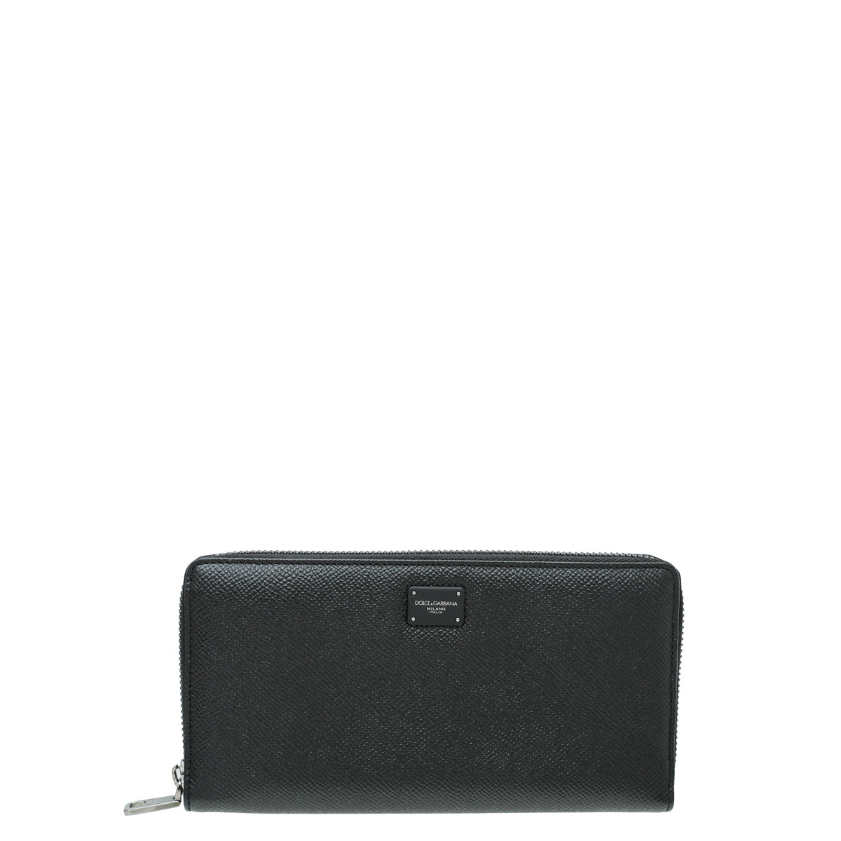 Dolce & Gabbana Black Zippy Wallet