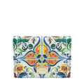 Dolce & Gabbana Multicolor Majolica Print Card Case