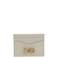Dolce & Gabbana Poudre Pink Baroque DG Logo Card Case