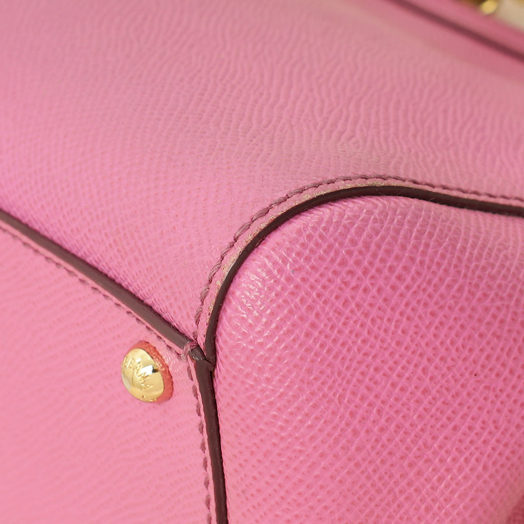Dolce & Gabbana Purple Sicily Dauphine Medium Bag