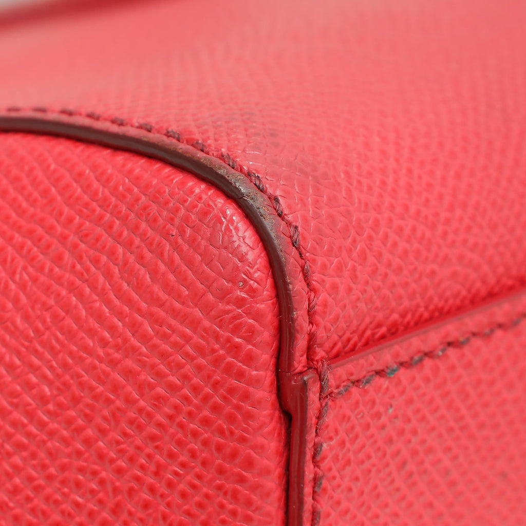 Dolce & Gabbana Red Dauphine Small Sicily Bag
