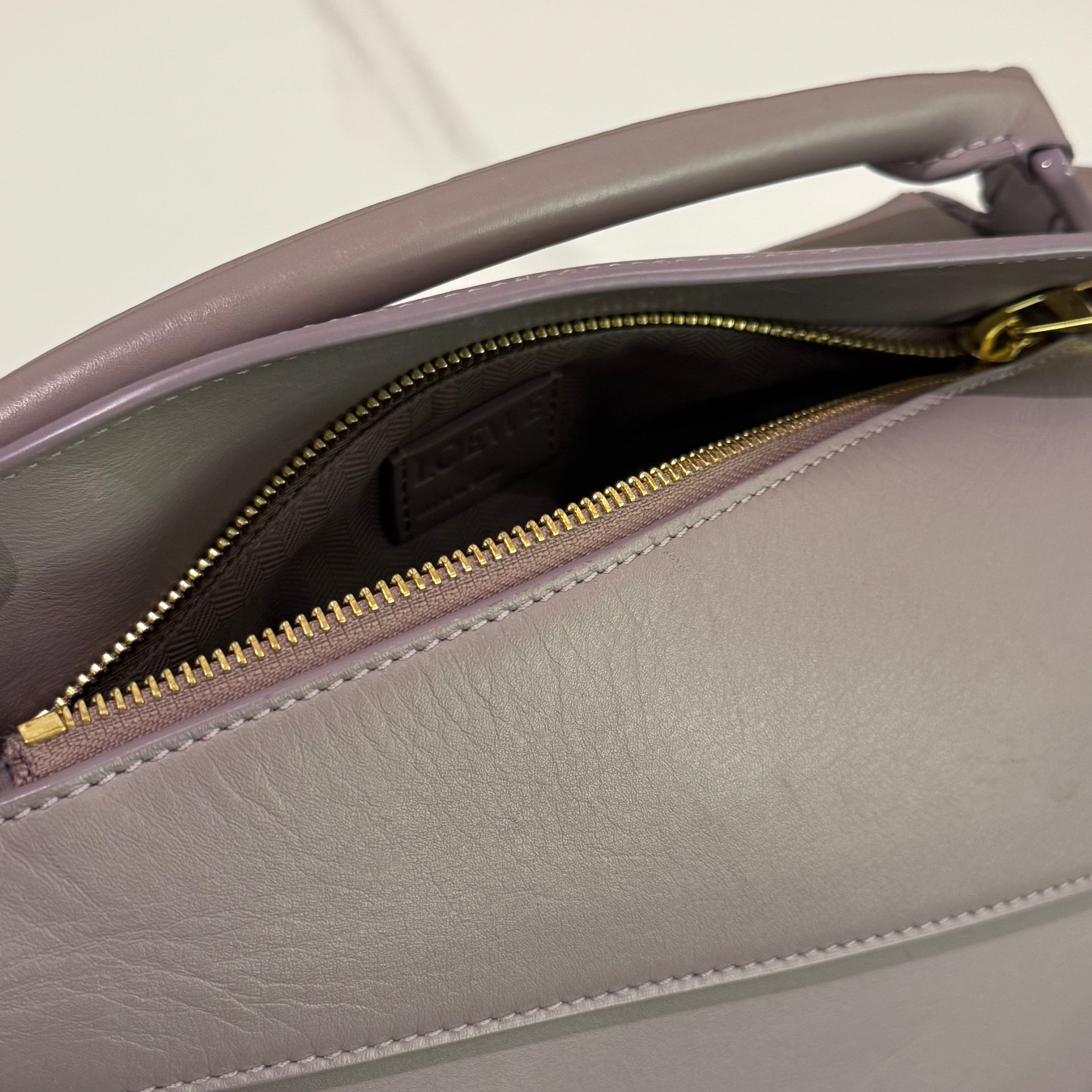 LOEWE SMALL PUZZLE BAG PURPLE