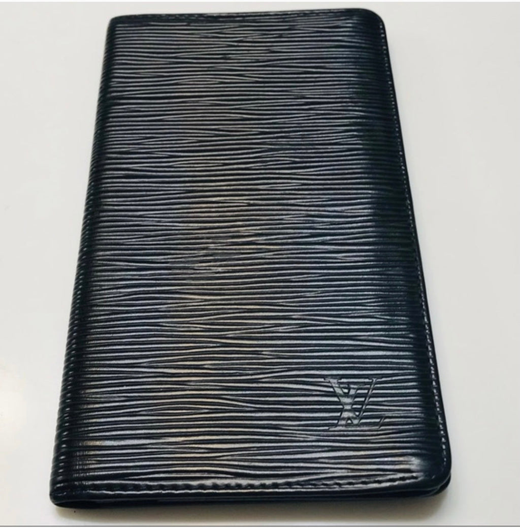 LOUIS VUITTON Epi Wallet Black