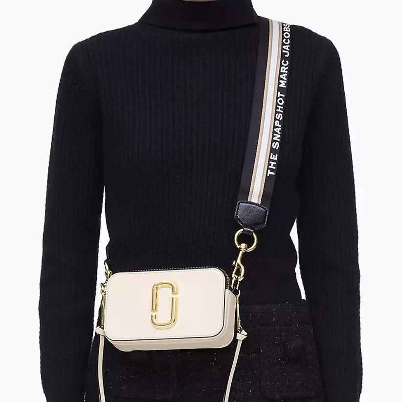 MARC JACOBS The Snapshot New Cloud White/Black NWT