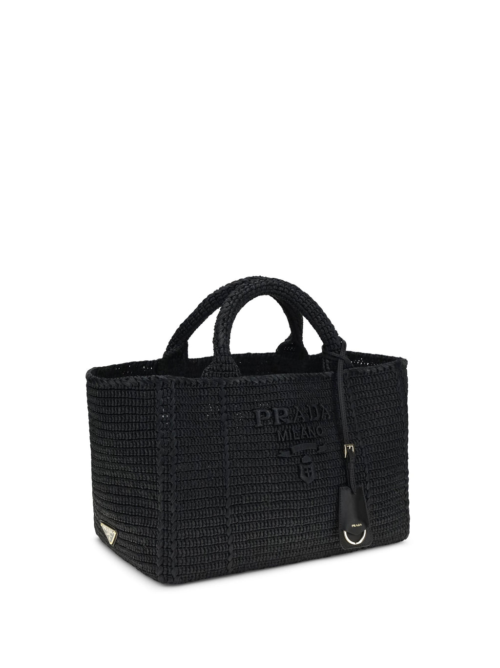 Prada Women Large Crochet Tote Bag