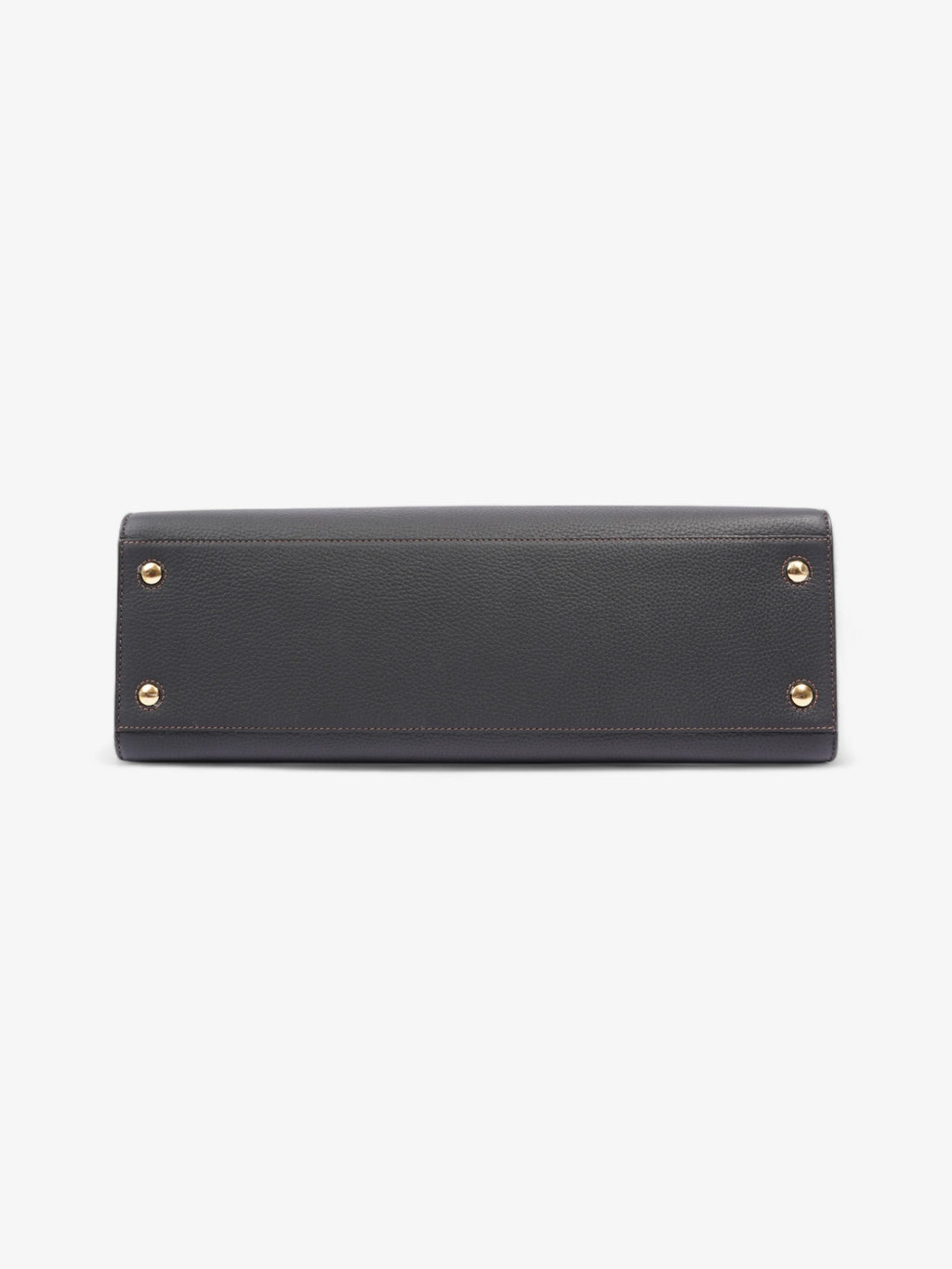 Burberry TB Tote Black Grained Leather Medium
