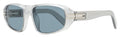 Zegna Lanyard Sunglasses EZ0262 20A Transparent Gray 58mm Transparent Gray