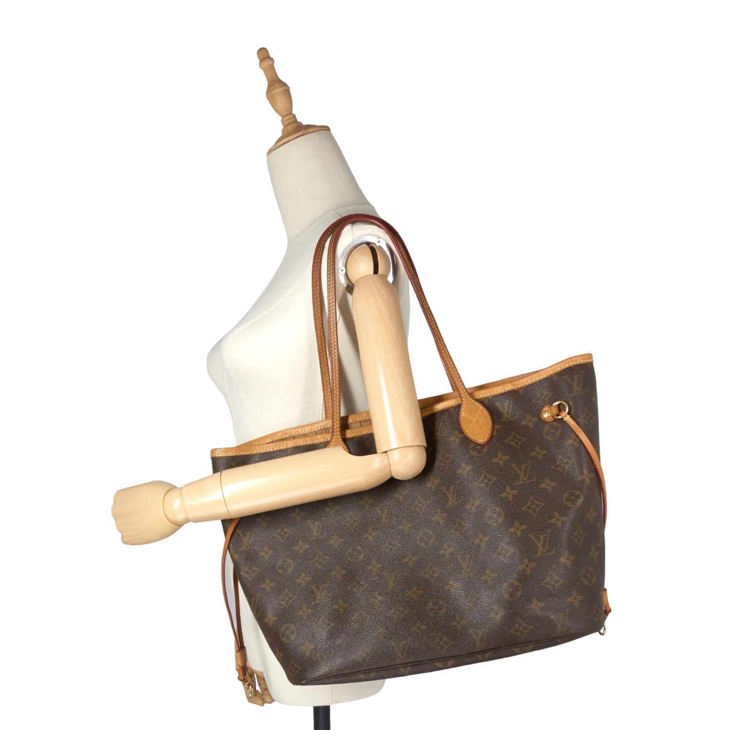 Louis Vuitto Neverfull MM Monogram Canvas Tote Bag