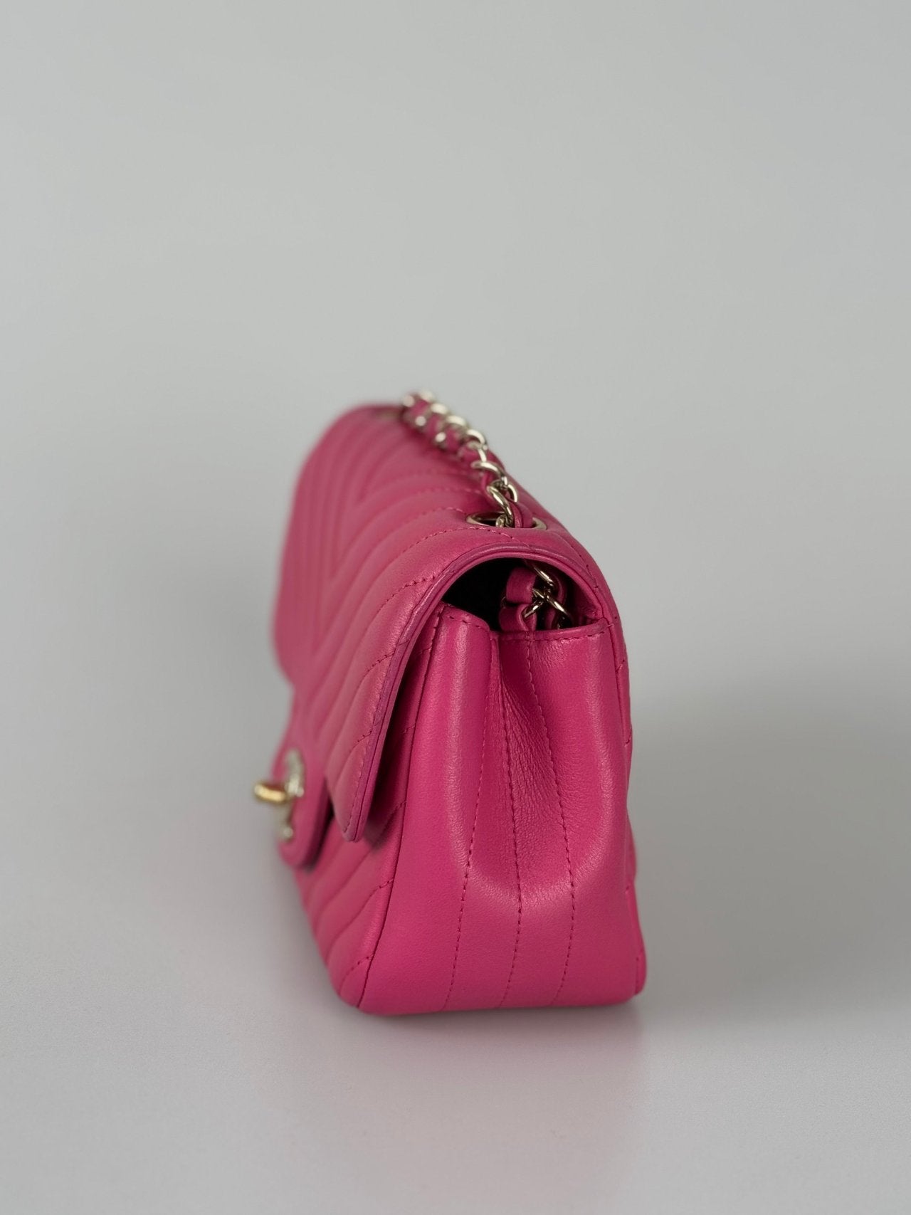 Chanel   Mini Square Classic Chevron Flap Bag