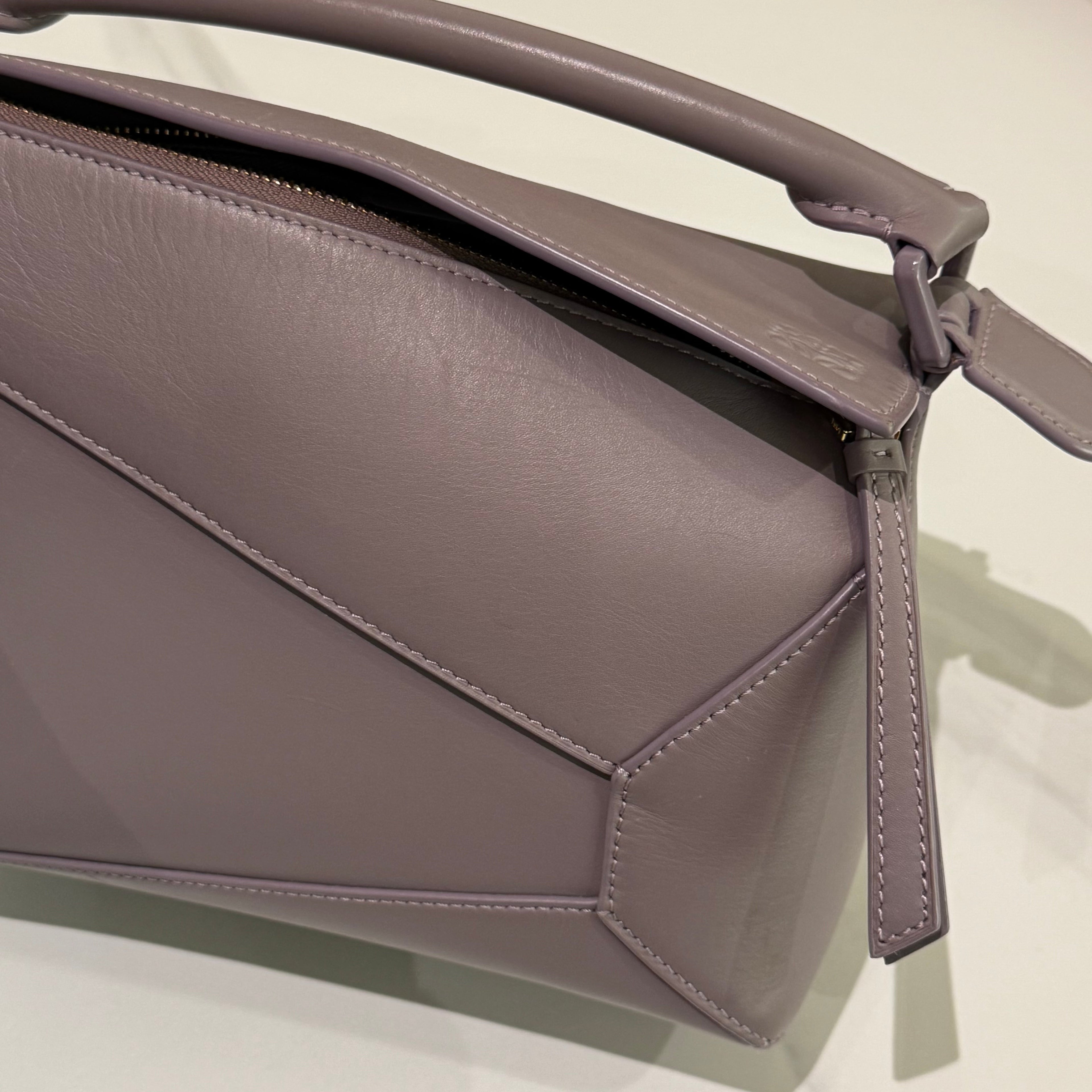 LOEWE SMALL PUZZLE BAG PURPLE