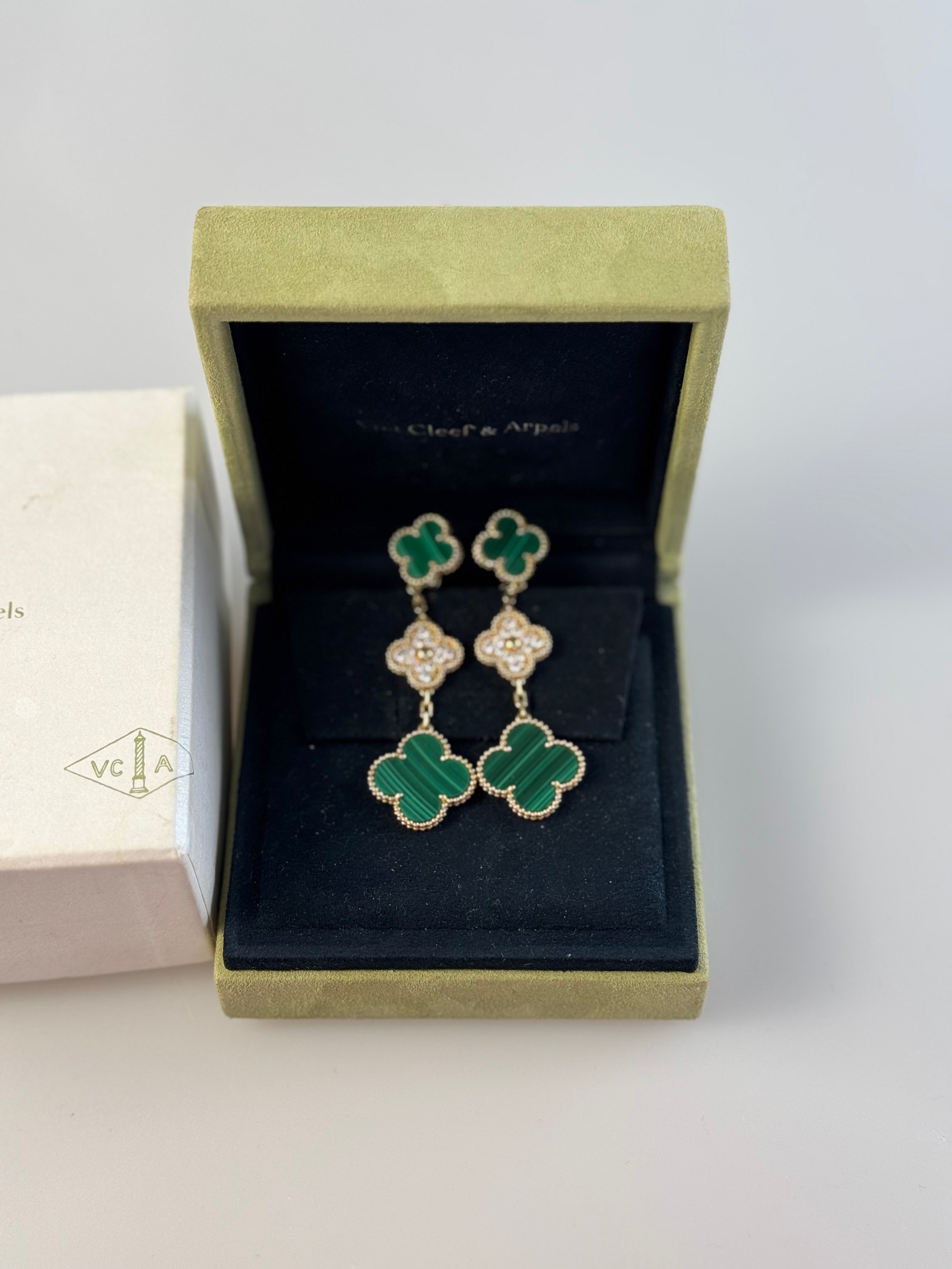 Van Cleef & Arpels Magic Alhambra Earrings 3 Motifs