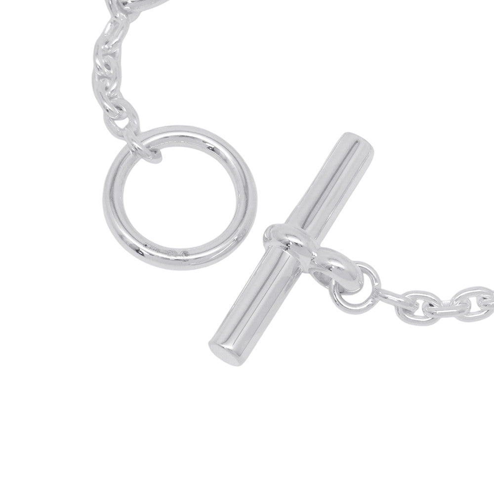 HERMES Chaine d'Ancre Farandole Bracelet Size ST SV925