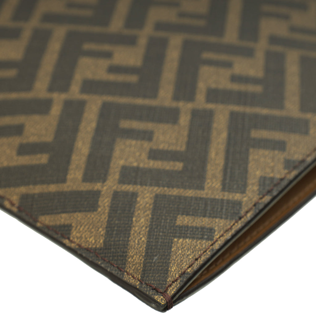 Fendi Tricolor Diagonal Flat Pouch
