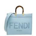 Fendi Sky Blue Sunshine “FENDI ROMA” Shopper Medium Bag