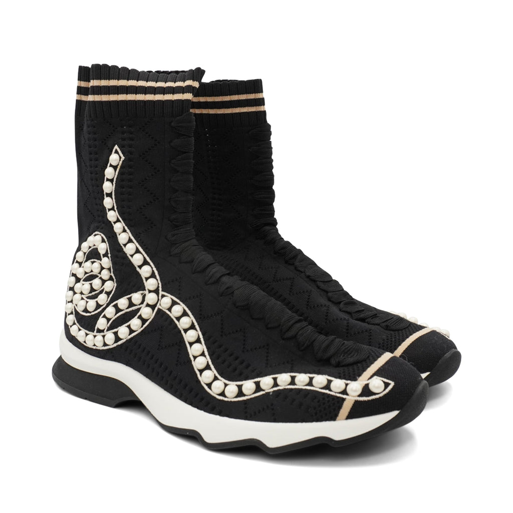 Fendi 'Rockoko' Sock Sneakers - Women's 41