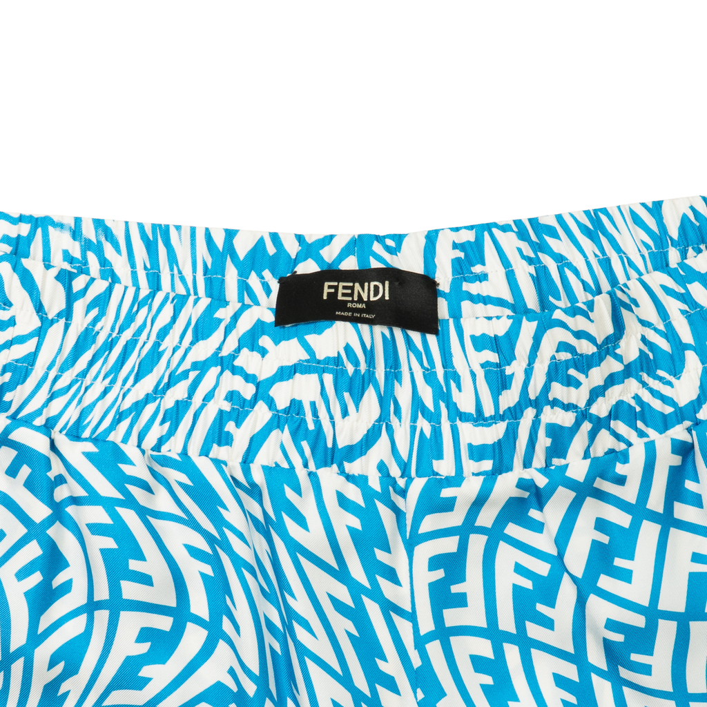 Fendi x Sarah Coleman 'FF Vertigo' Silk Shorts - Men's 48