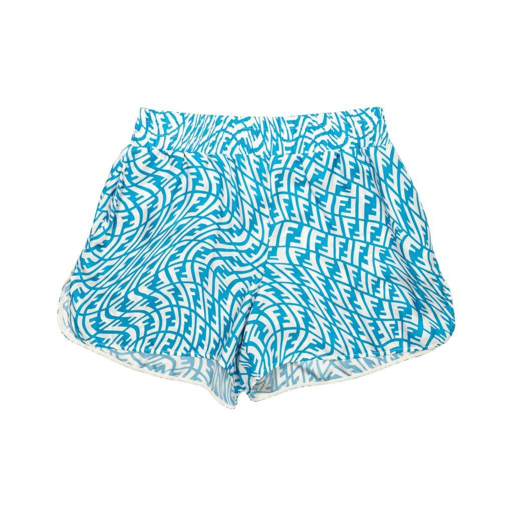 Fendi x Sarah Coleman 'FF Vertigo' Silk Shorts - Men's 48