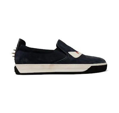 Fendi 'Monster' Slip On Sneakers - Men's 43