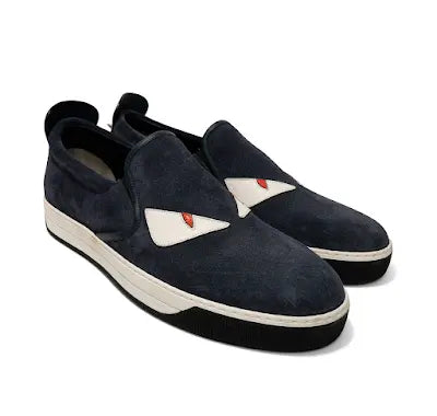 Fendi 'Monster' Slip On Sneakers - Men's 43