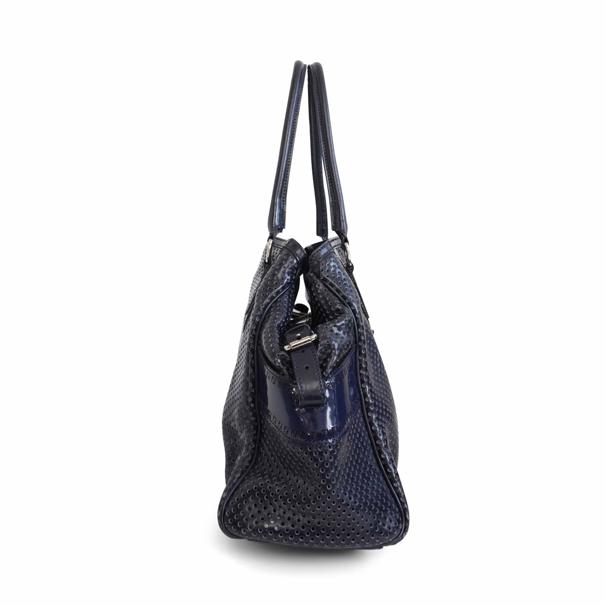 Fendi Perforated 'Bag Du Jour' Tote Bag