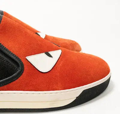 Fendi 'Monster' Slip On Sneakers - Men's 43