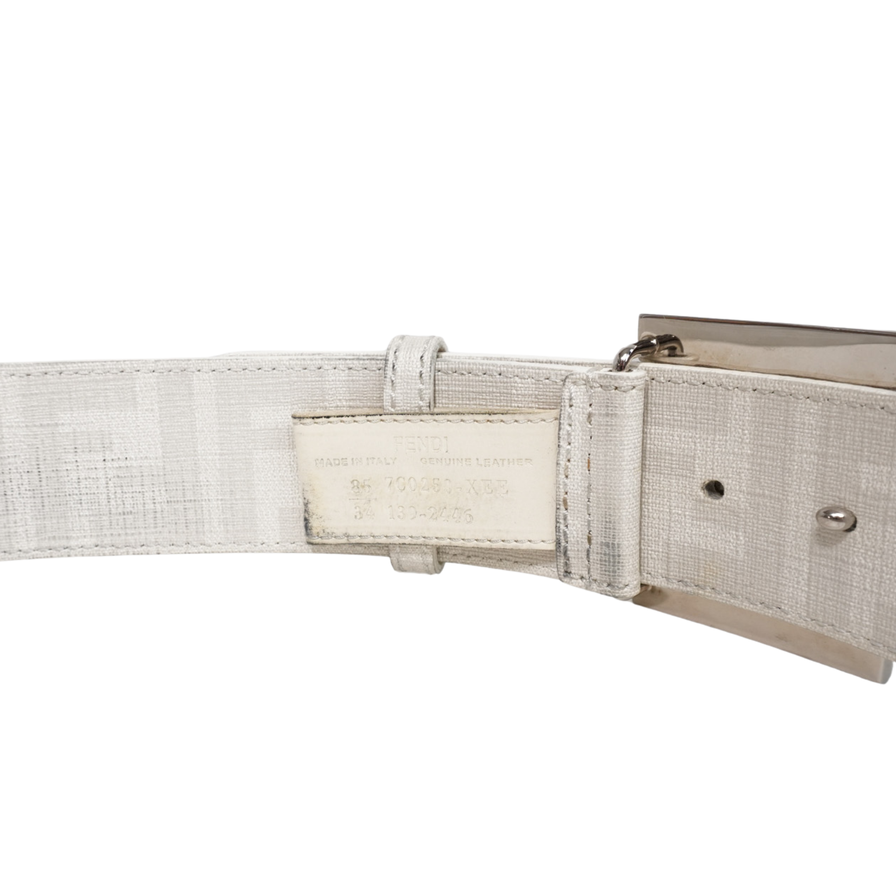 Fendi 'Zucca' Logo Belt - 85/34