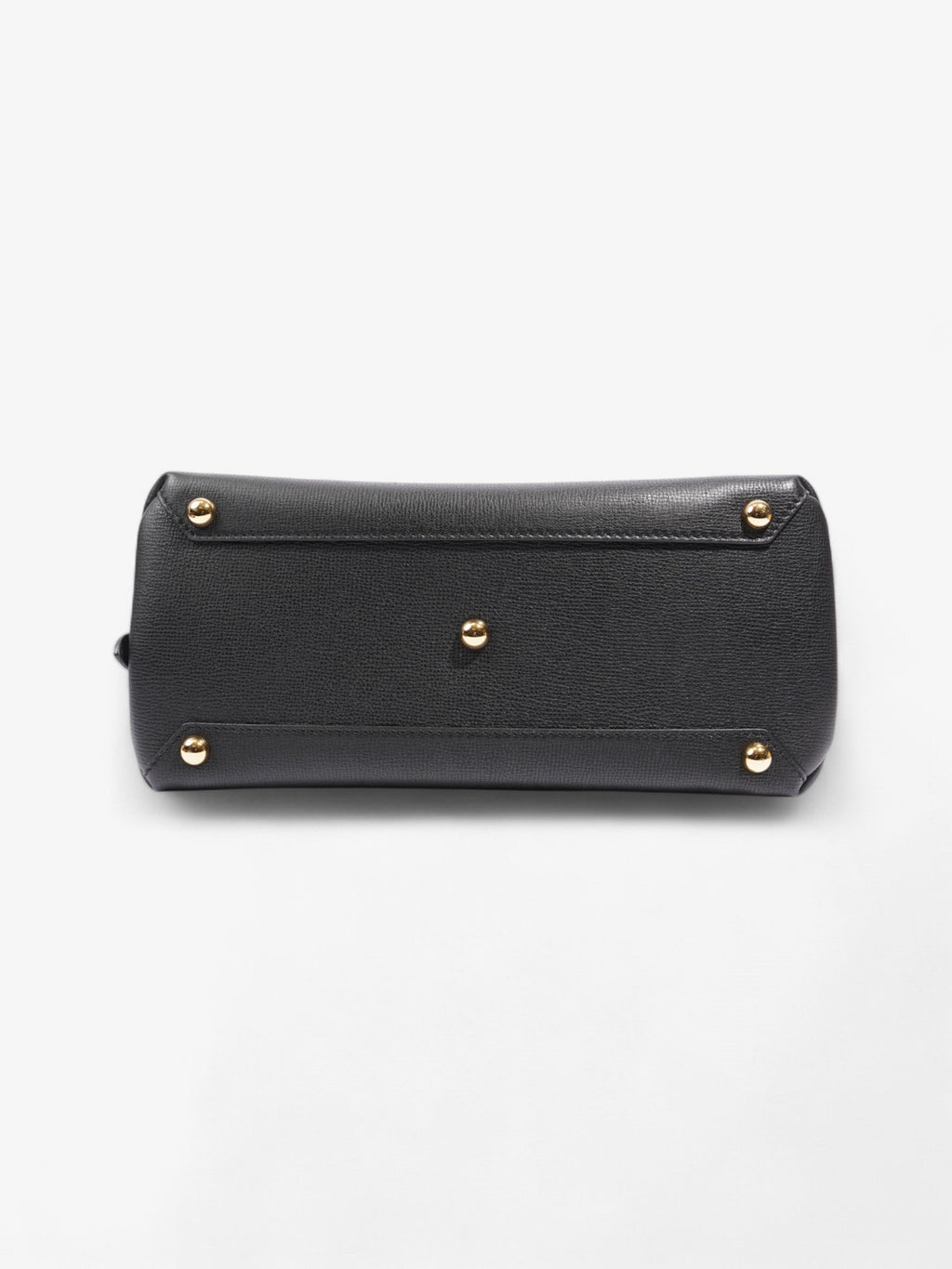 Burberry Camberley Tote Black Grained Leather Medium