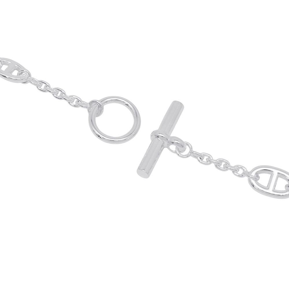 HERMES Chaine d'Ancre Farandole Necklace Size 120 SV925