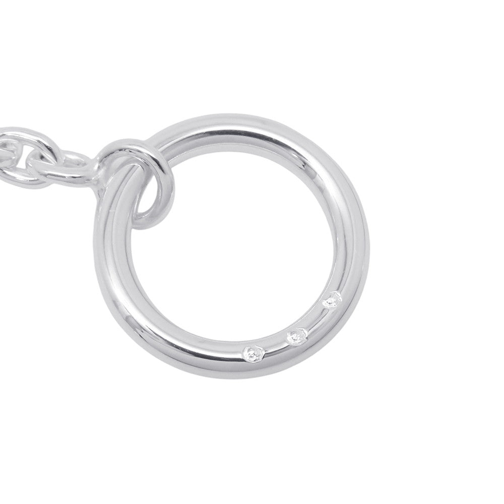 HERMES Chaine d'Ancre Farandole Necklace Size 120 SV925