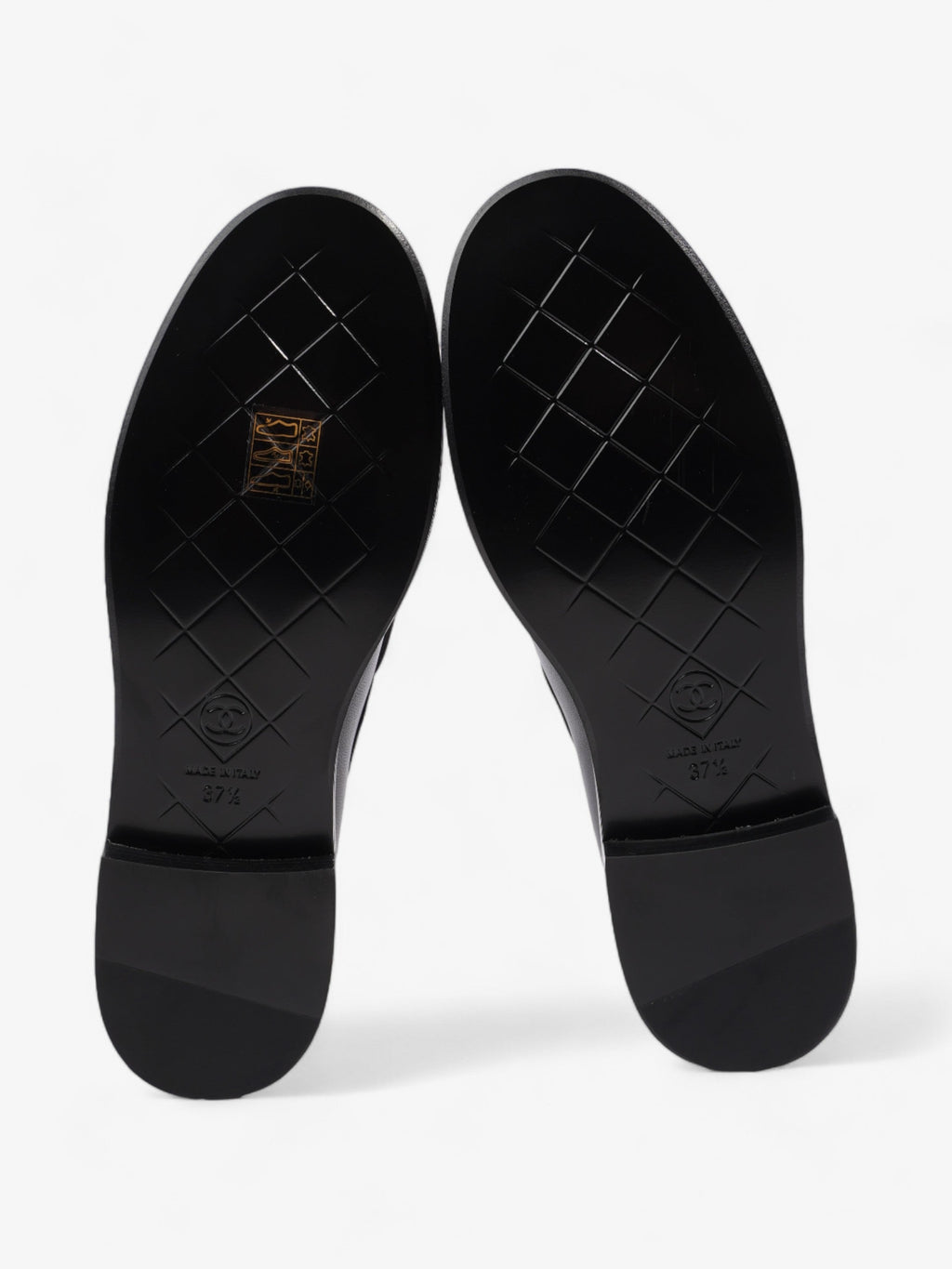 Chanel Quilted CC Turnlock Black Leather EU 37.5 UK 4.5