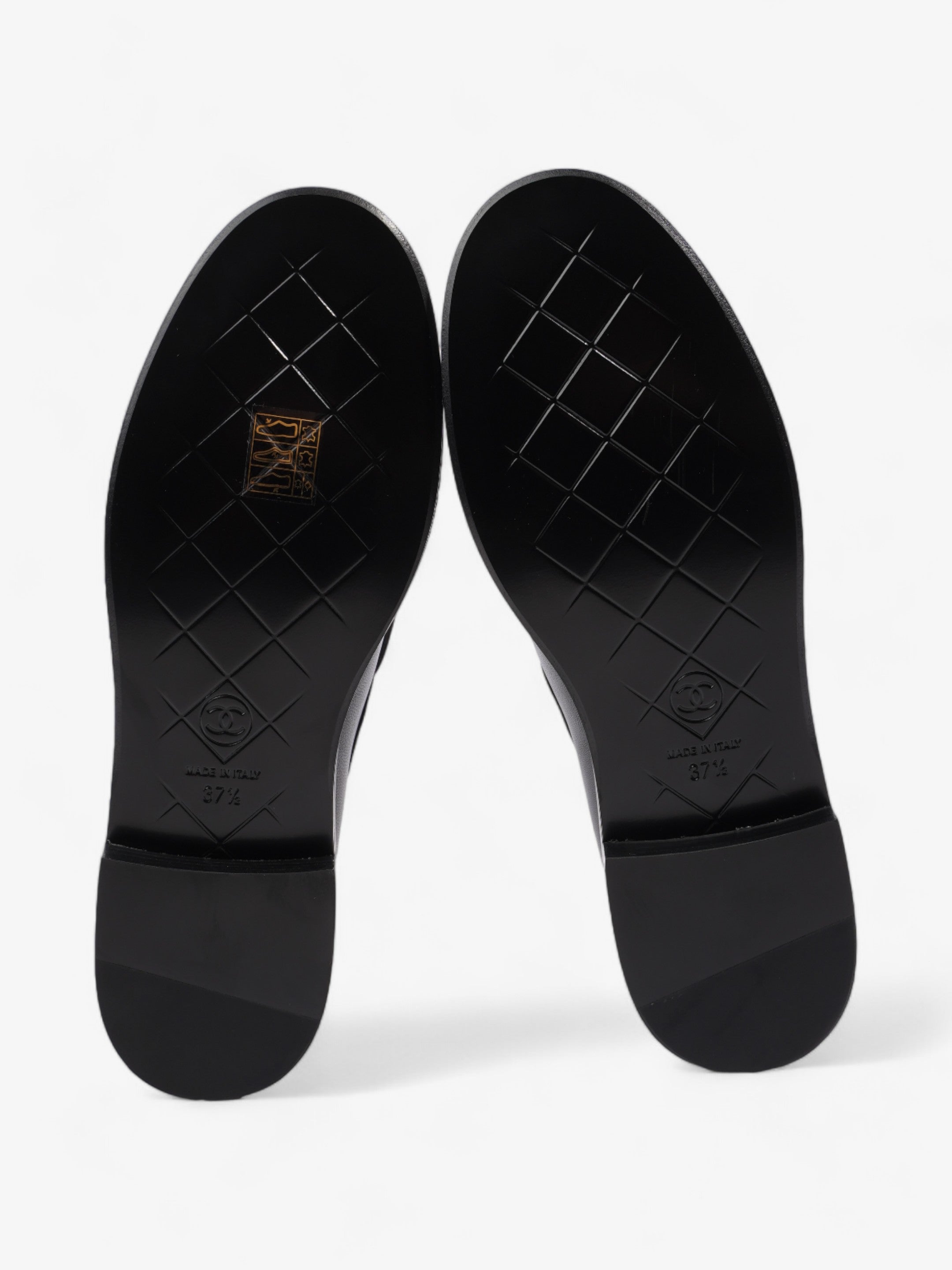 Chanel Quilted CC Turnlock Black Leather EU 37.5 UK 4.5