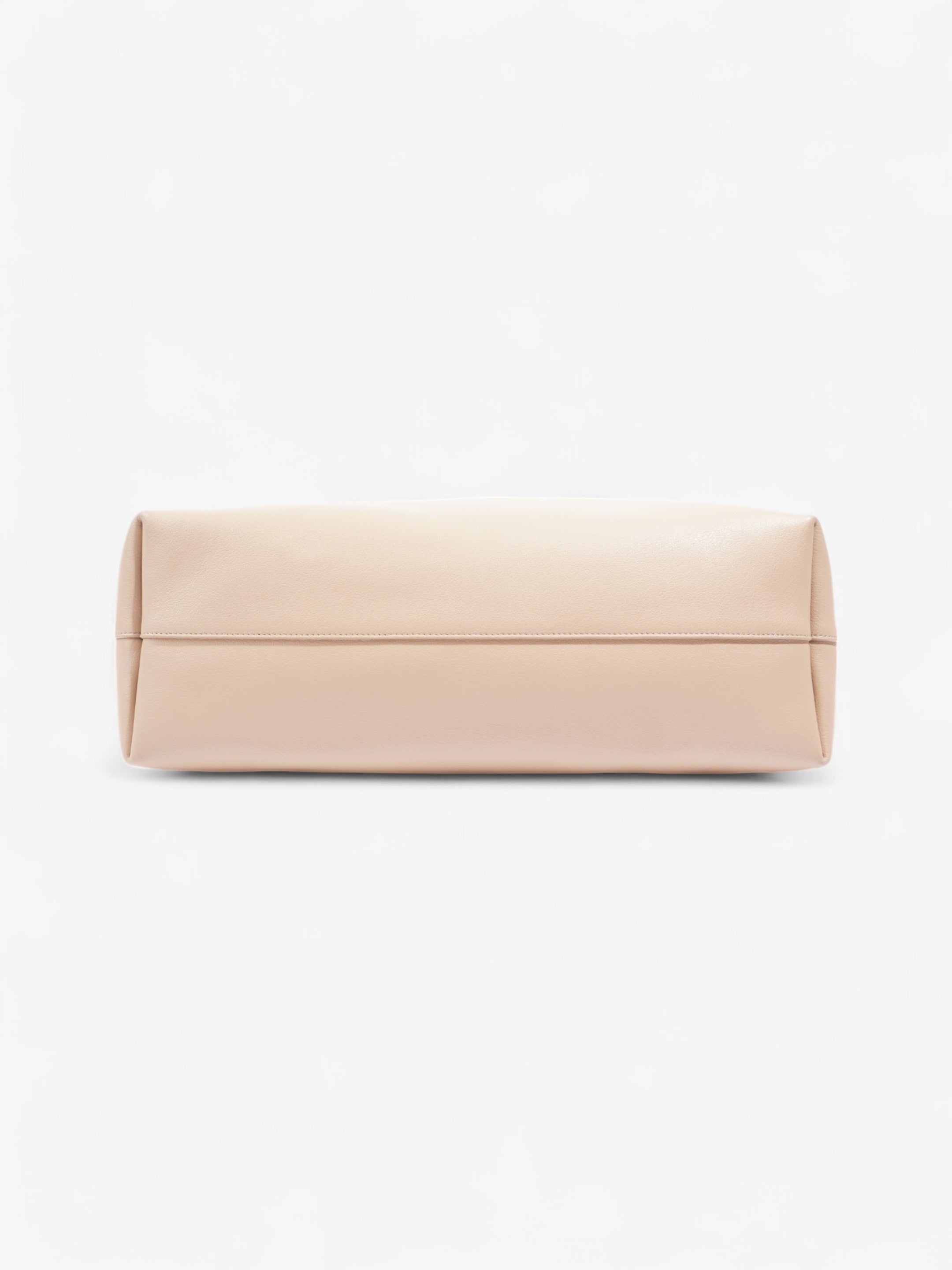 Saint Laurent Shopping Tote Dark Beige Leather East West