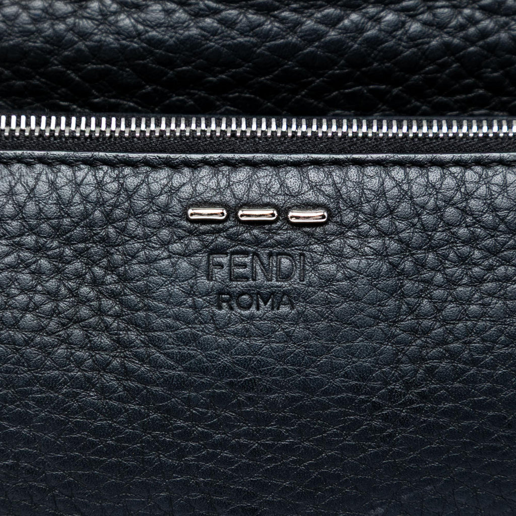Fendi Calfskin FF 1974 Flat Pouch Crossbody